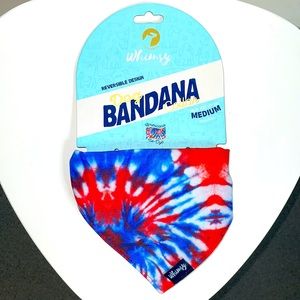 Doghaus Whimsy Collection Reversible Design Dog Bandana Collar Size Medium